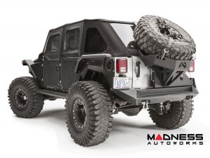 Jeep Wrangler JL Fender Flares - Fab Fours - Rear - High Arch For Base System - 4 Door Jeep Wrangler JL Fender Flares - Fab Fours - Rear - High Arch For Base System - 4 Door